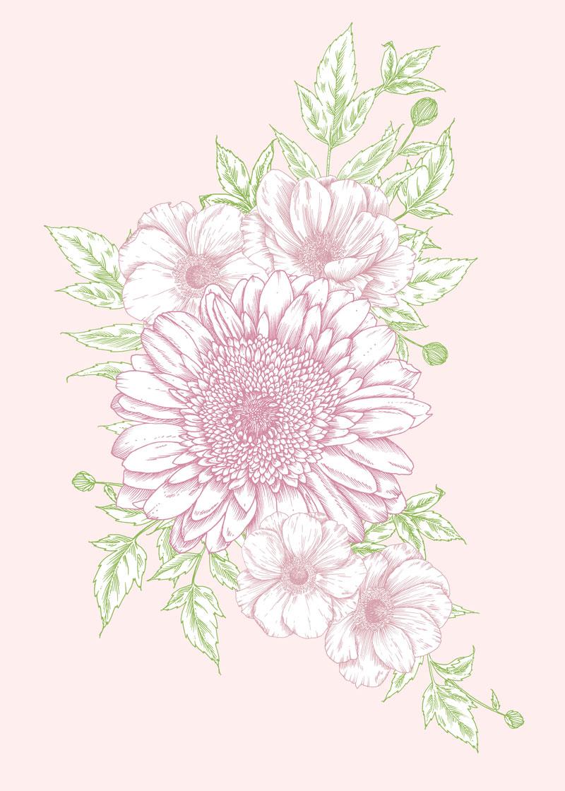 Botanical Summer Placement Print & Mockup - image 3 - student project