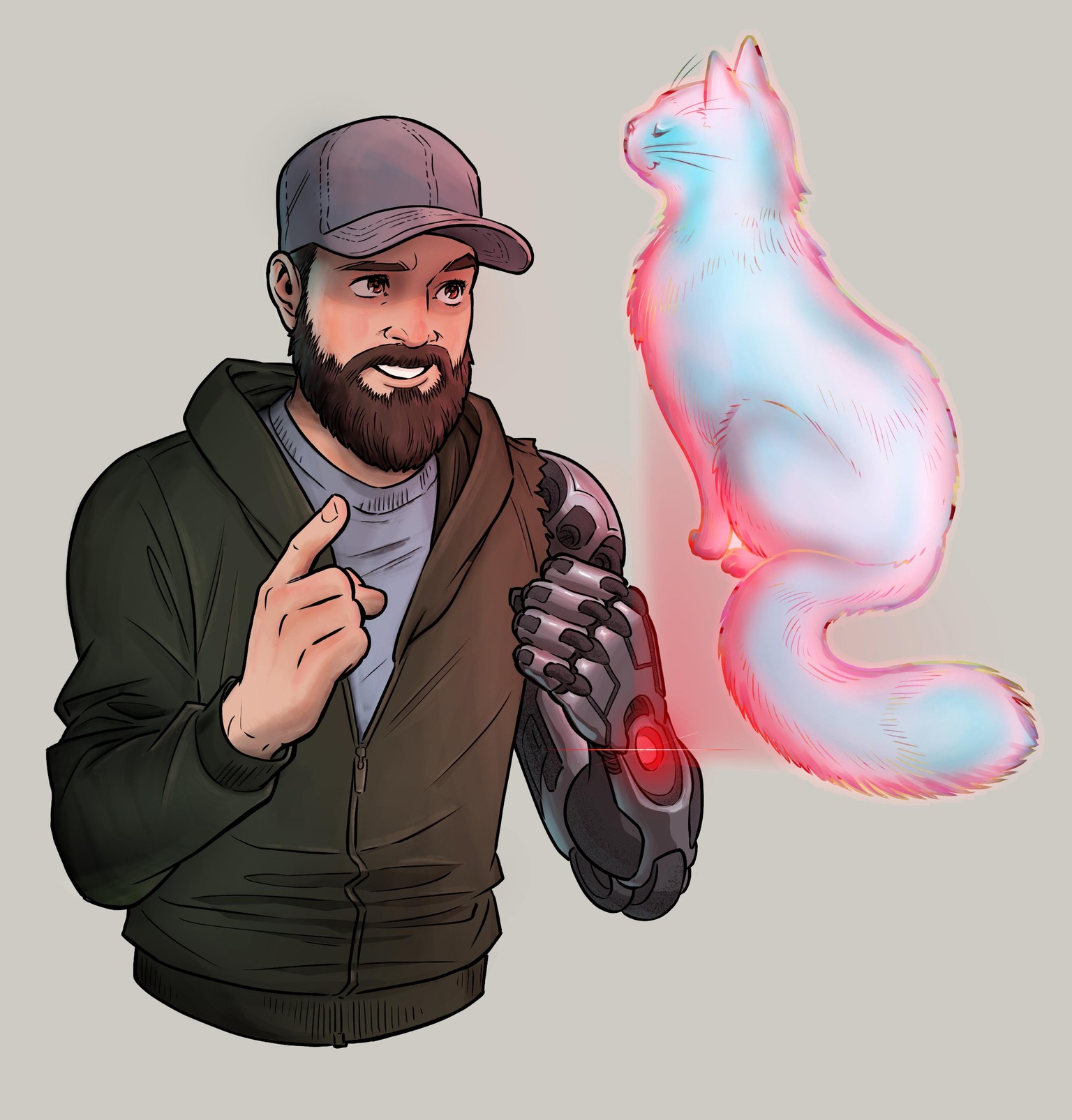 Hologram kitty! - image 1 - student project