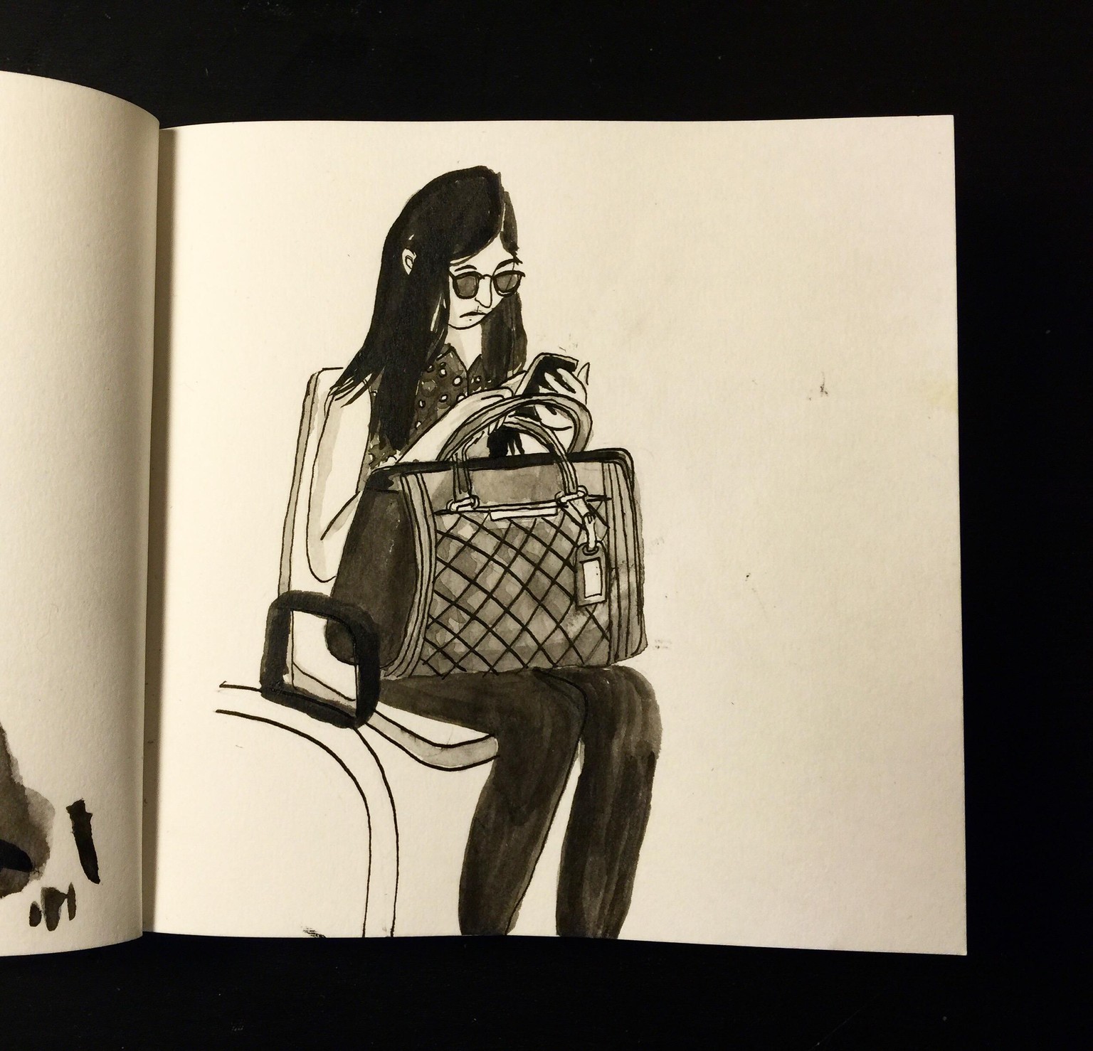 30 Days of illustrating people I meet on the bus - image 7 - student project