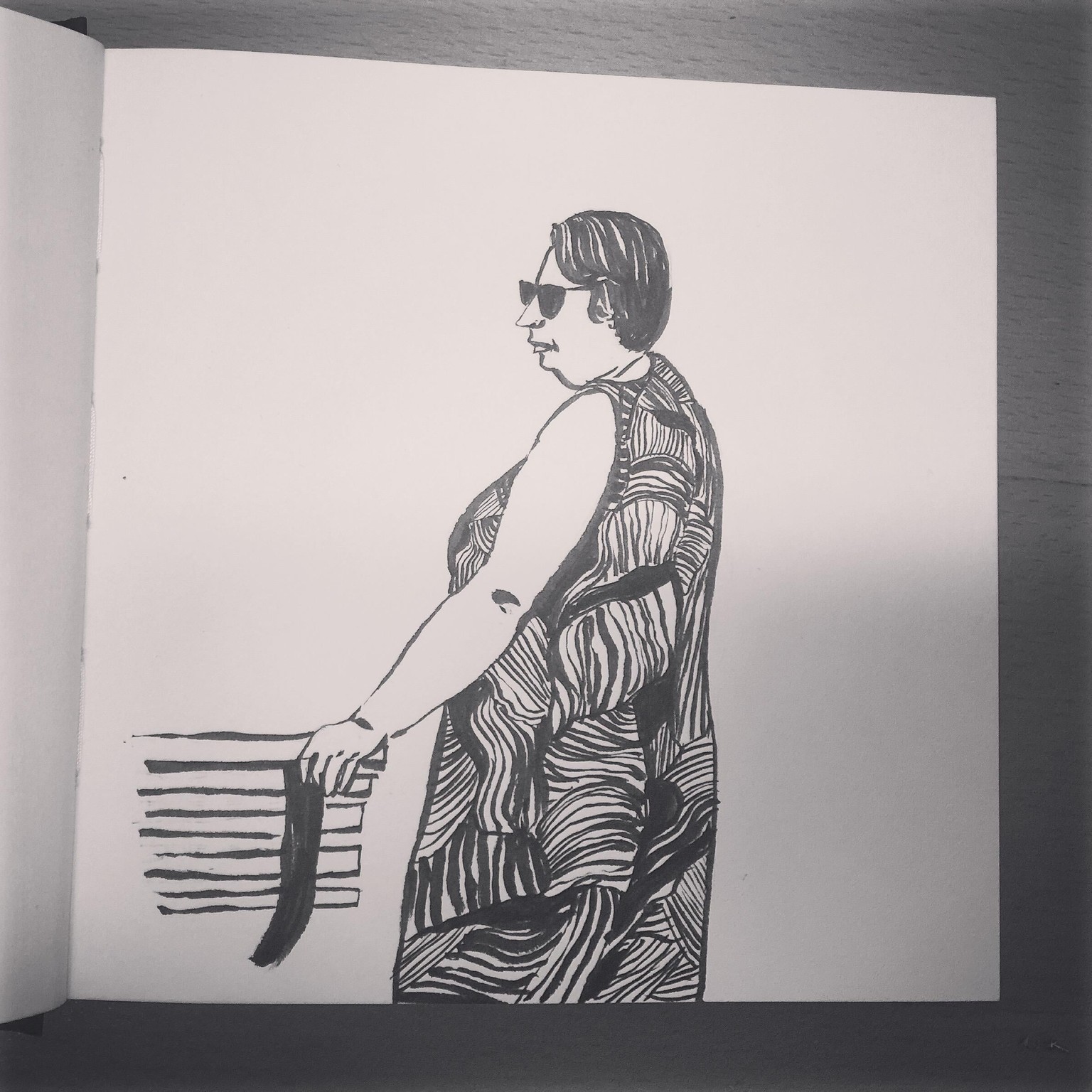 30 Days of illustrating people I meet on the bus - image 11 - student project