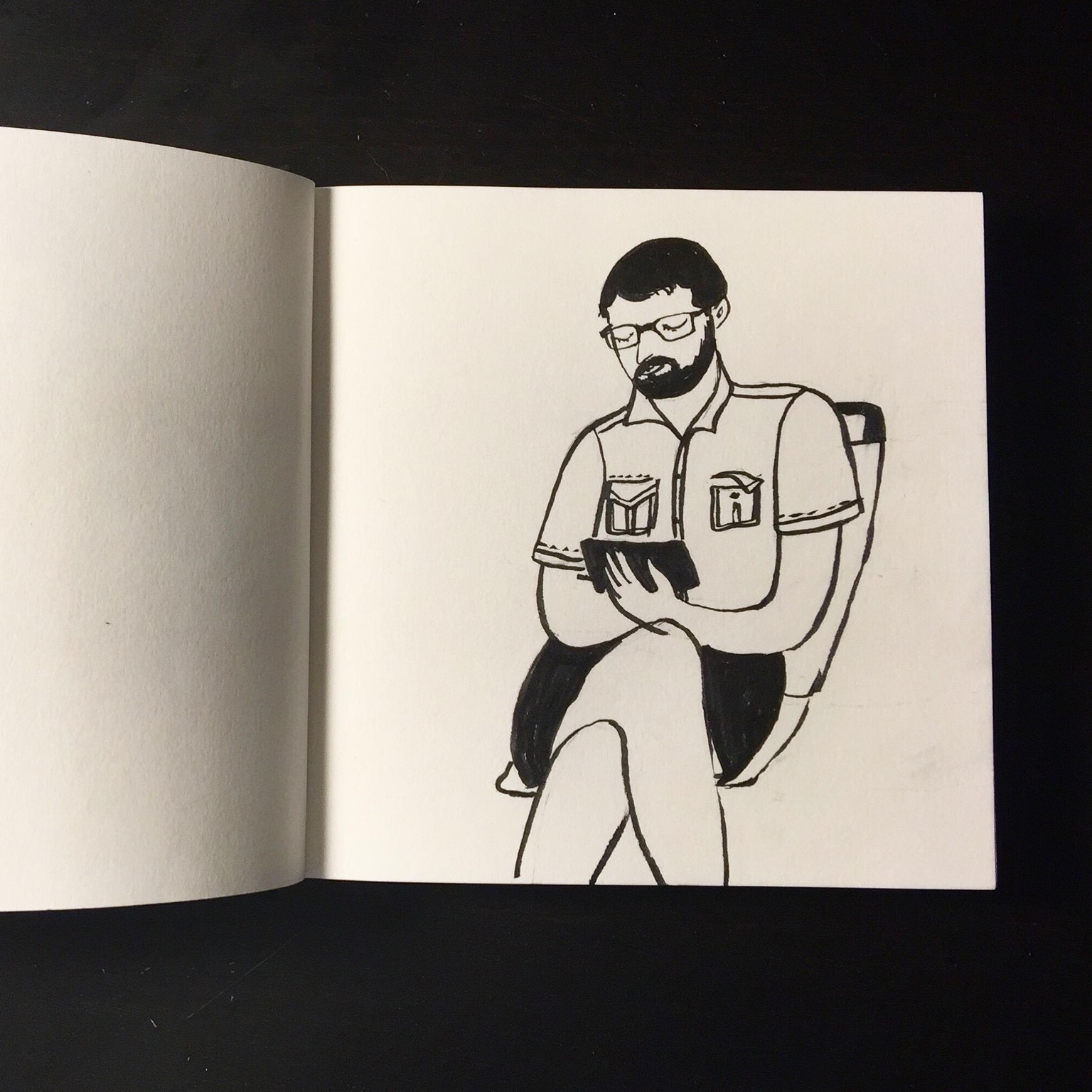 30 Days of illustrating people I meet on the bus - image 9 - student project