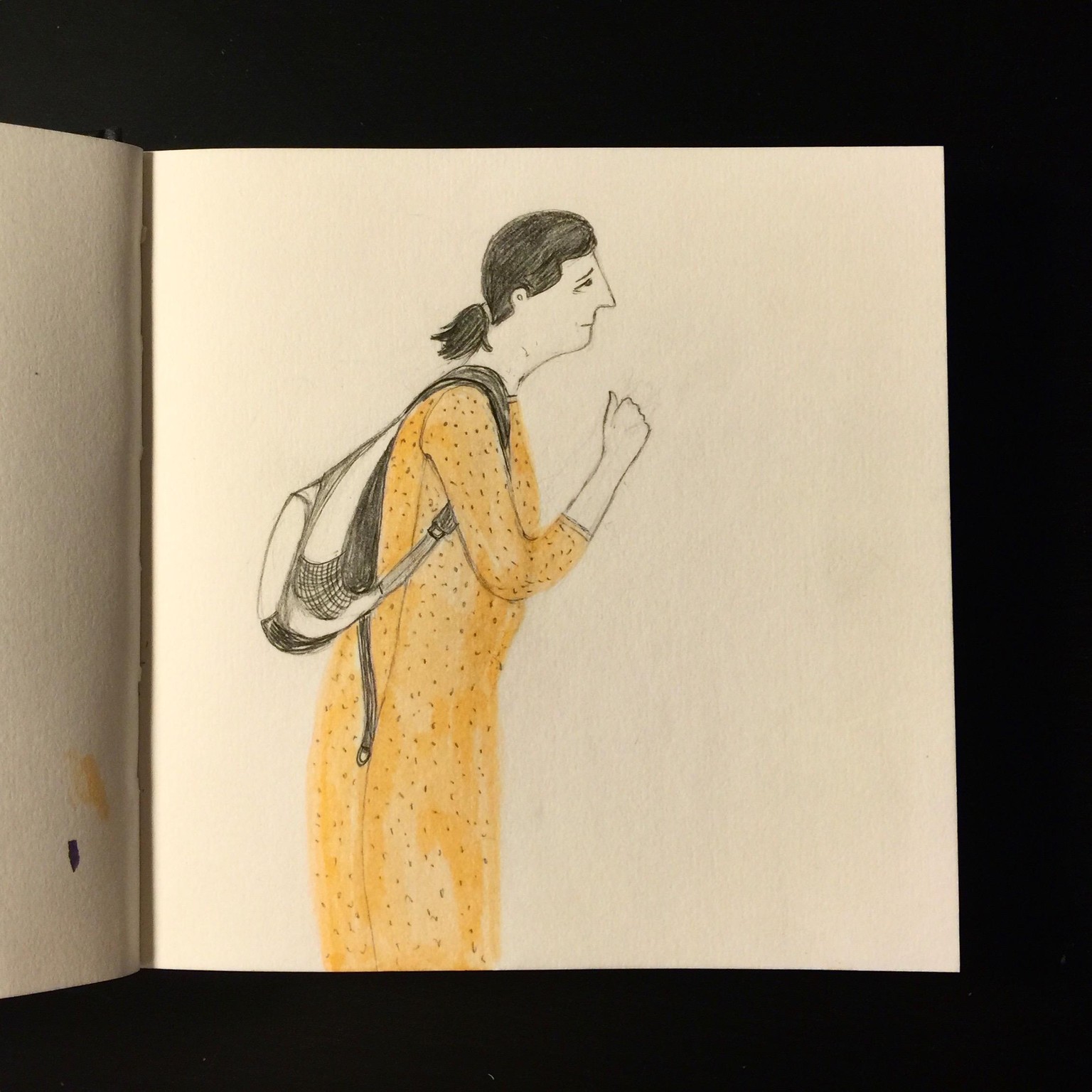 30 Days of illustrating people I meet on the bus - image 10 - student project