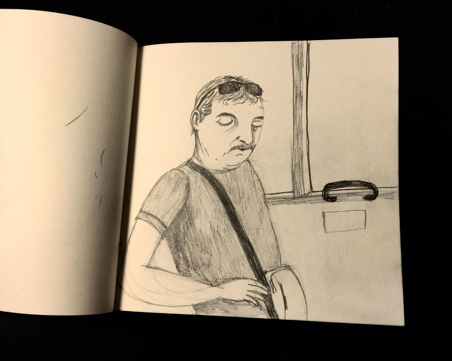 30 Days of illustrating people I meet on the bus - image 3 - student project