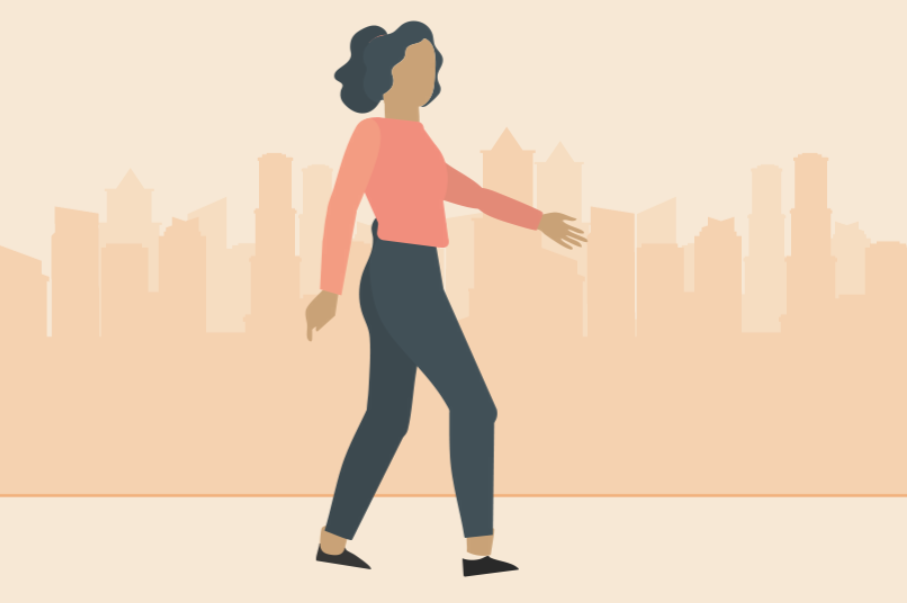 Animated Character walking - image 1 - student project