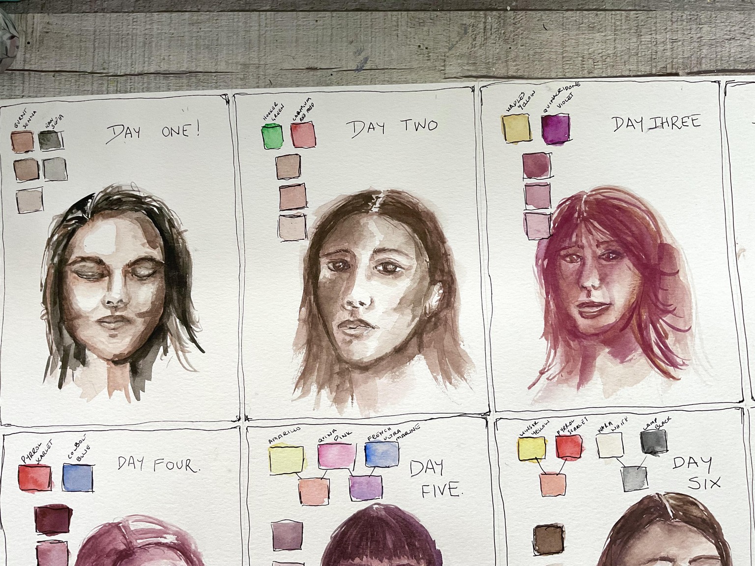 Colour mixing skin tones. - image 1 - student project