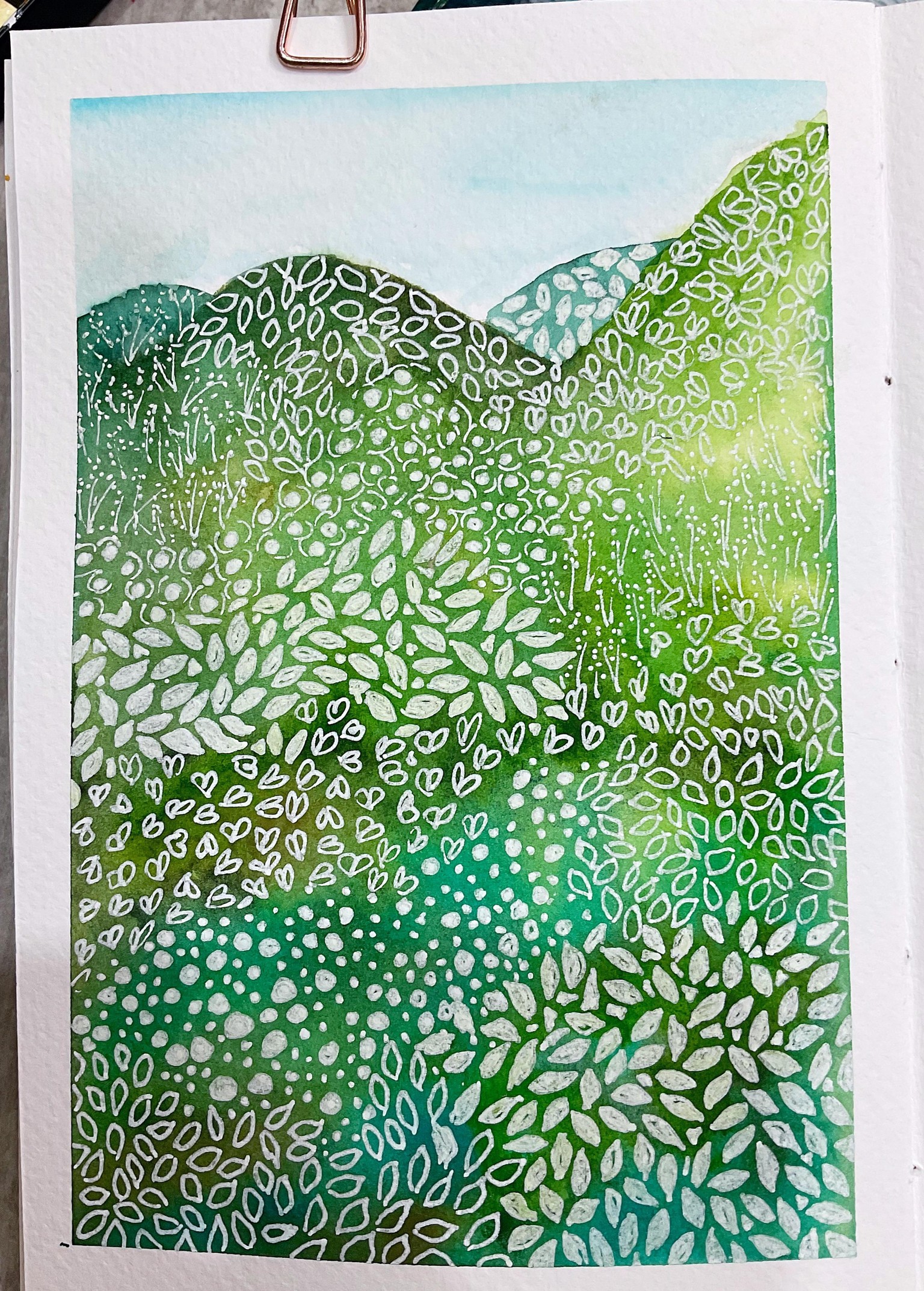 Relaxing forest doodle. - image 2 - student project