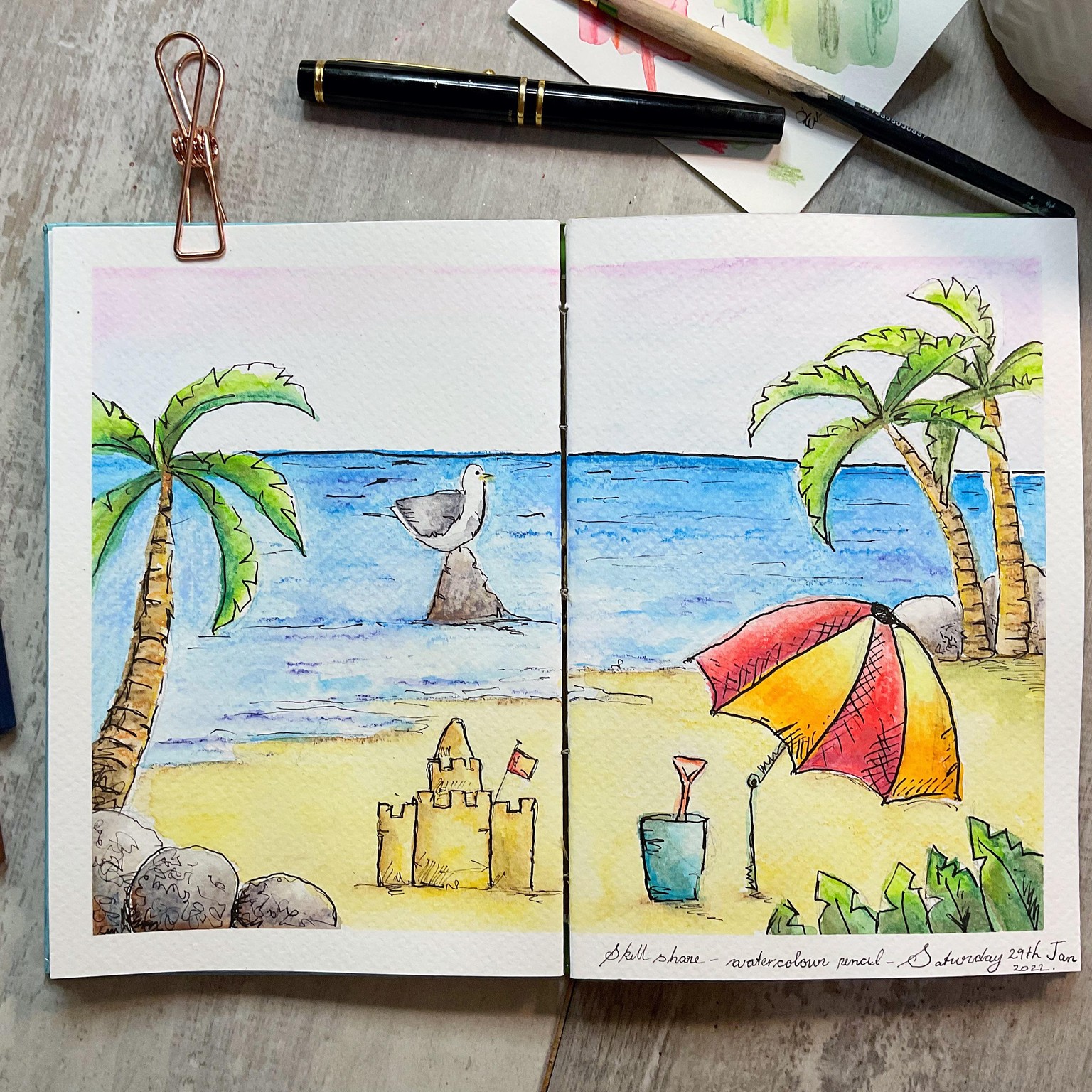 Watercolour colour pencils - who knew! - image 1 - student project