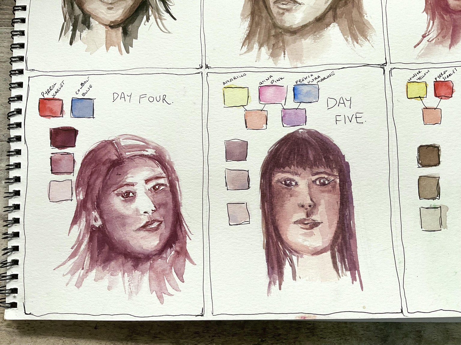 Colour mixing skin tones. - image 4 - student project