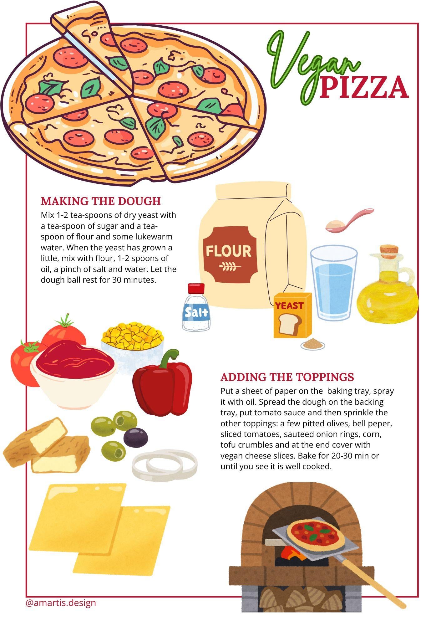 Vegan Pizza - image 1 - student project