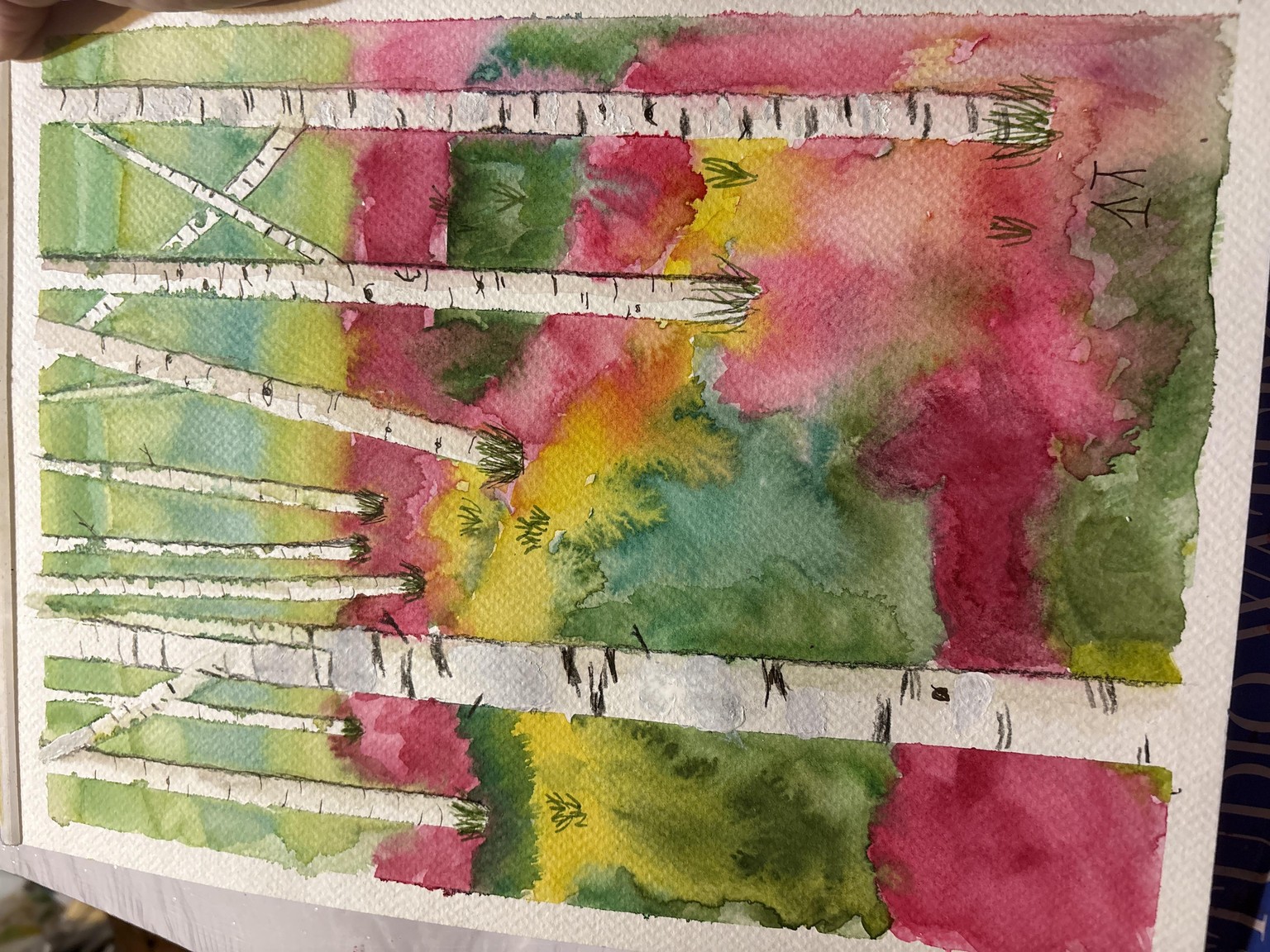 First attempt on cheap 25% cotton paper - image 1 - student project