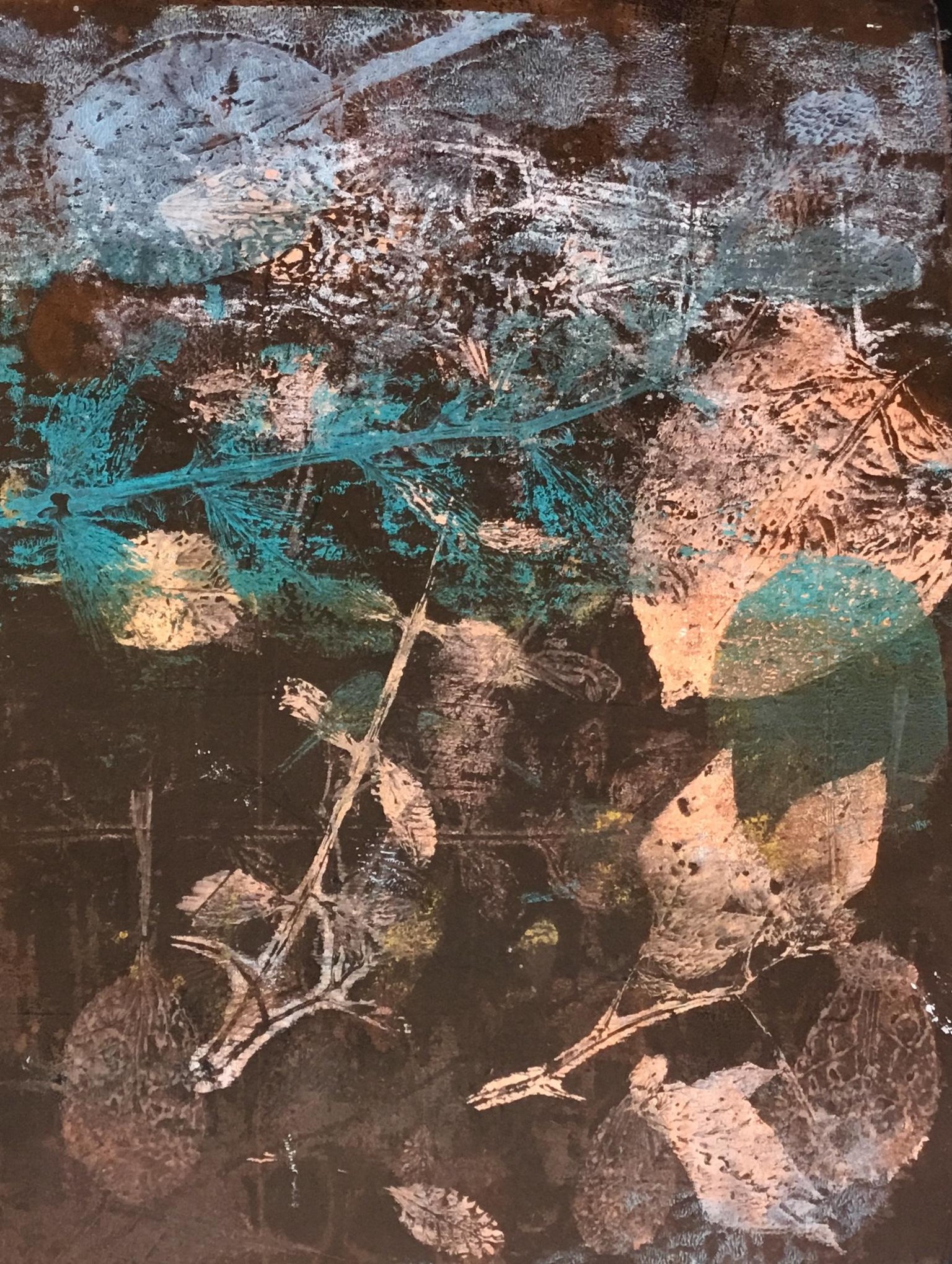 Painting on my Gelli Plate for the first time! - image 14 - student project