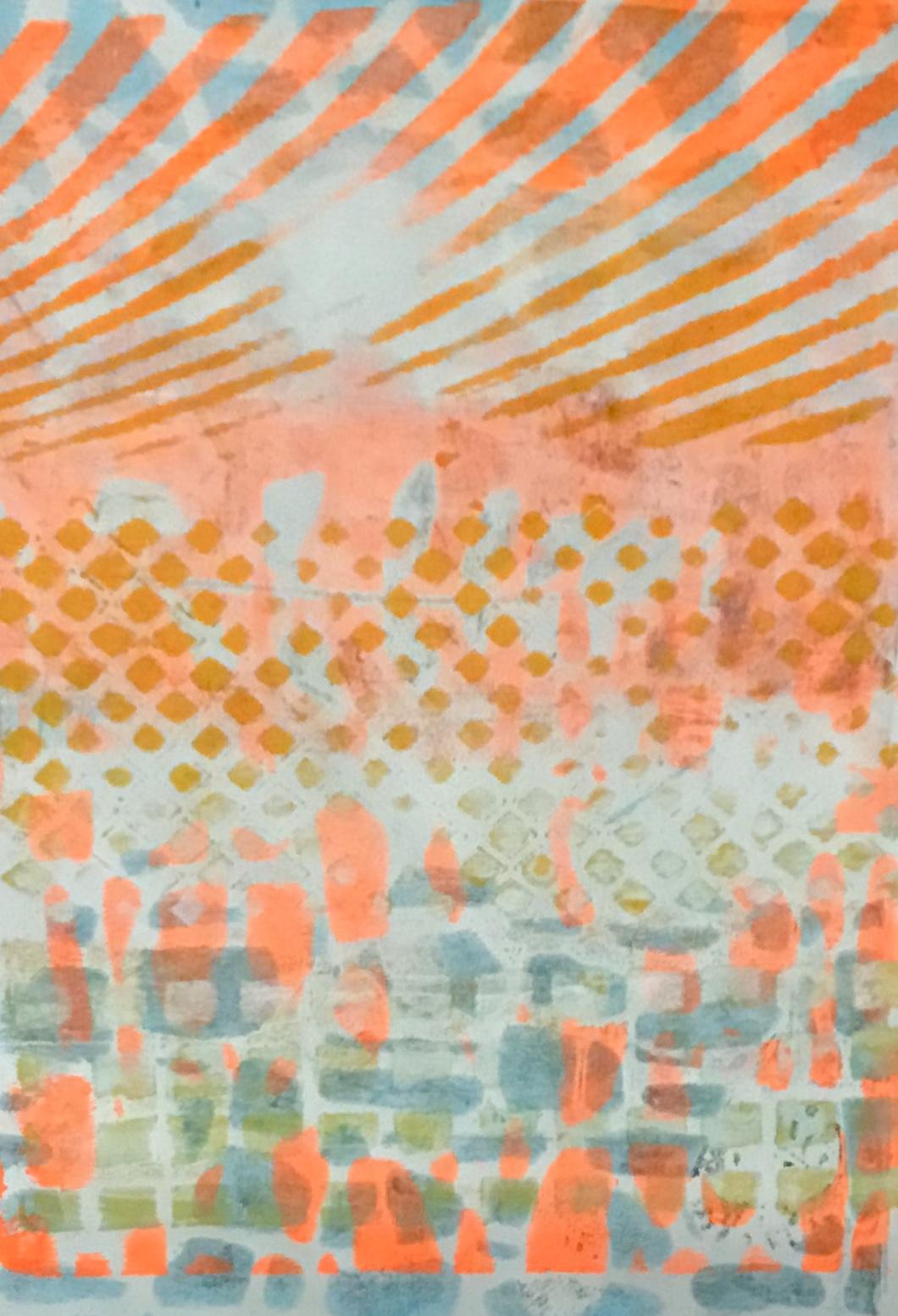 Painting on my Gelli Plate for the first time! - image 11 - student project