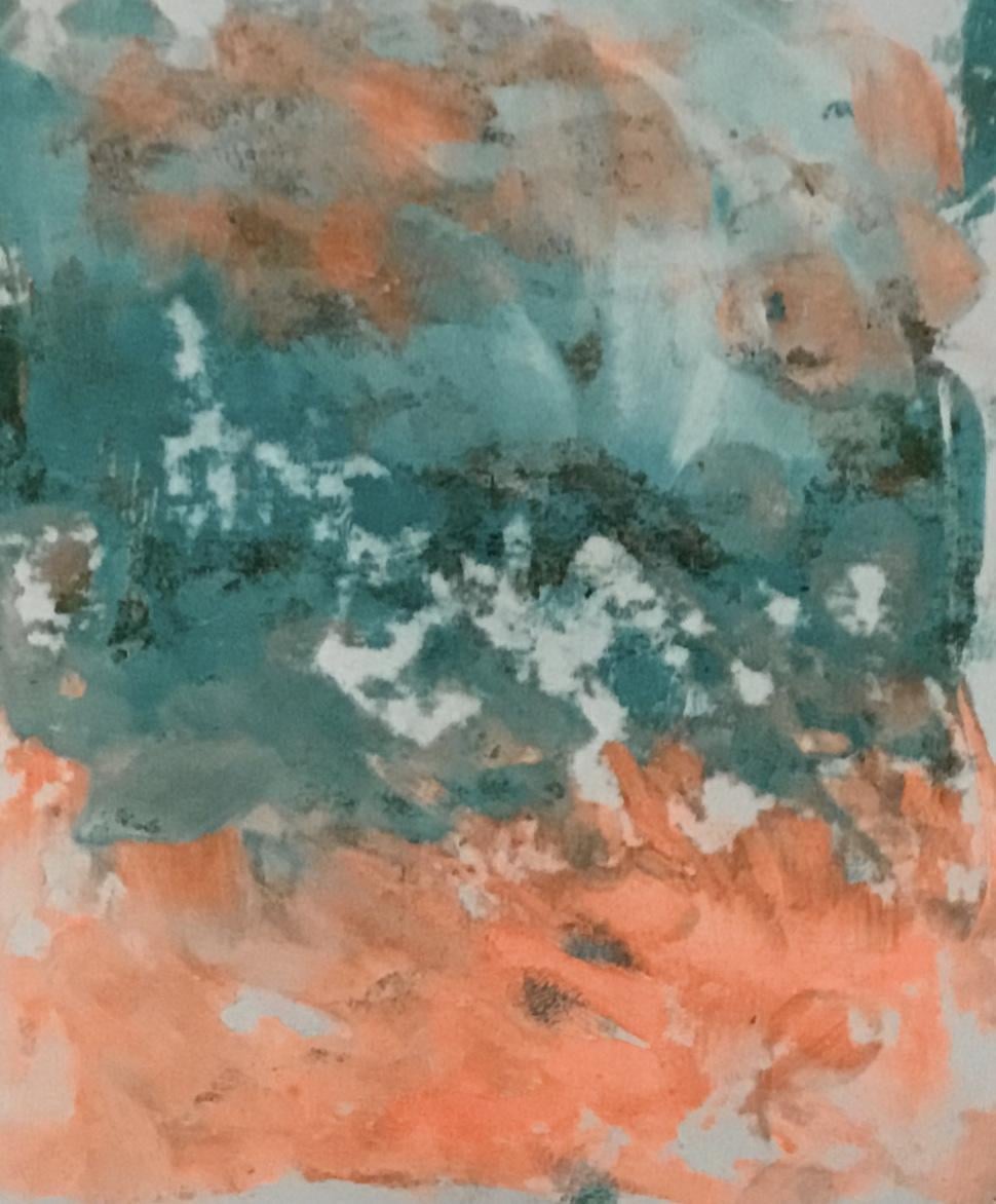 Painting on my Gelli Plate for the first time! - image 8 - student project
