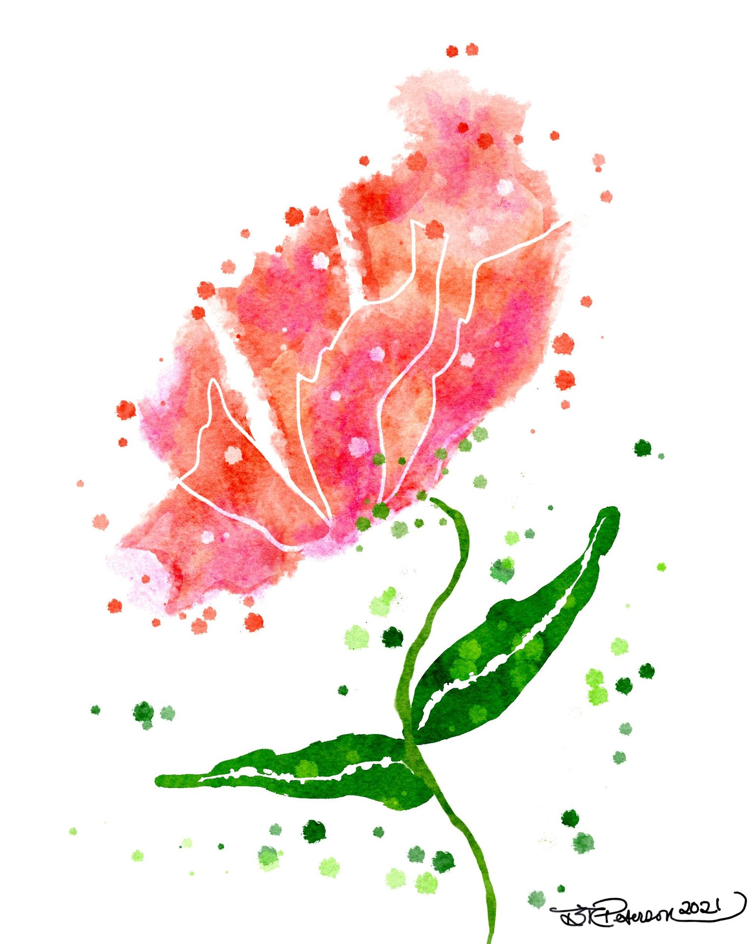 Fun with Watercolor Splashes - image 1 - student project