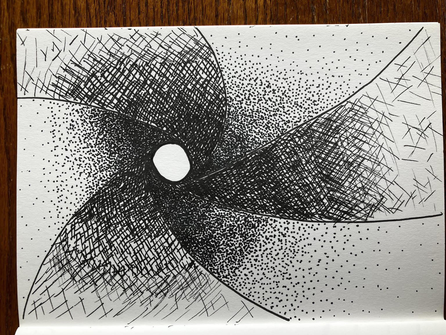 Stippling and cross hatching tangle - image 1 - student project
