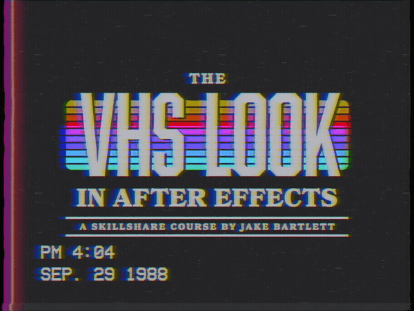 VHS Look (SAMPLE PROJECT) - image 1 - student project