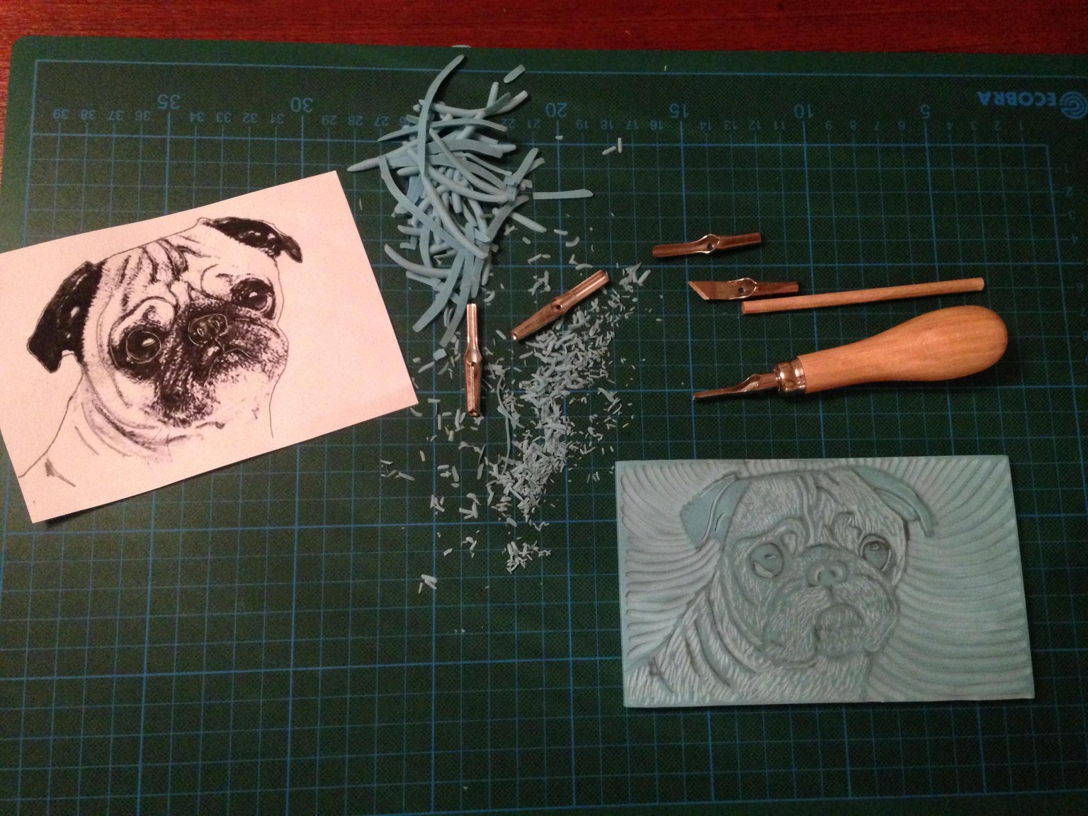 Pack of Pug Postcards - image 3 - student project