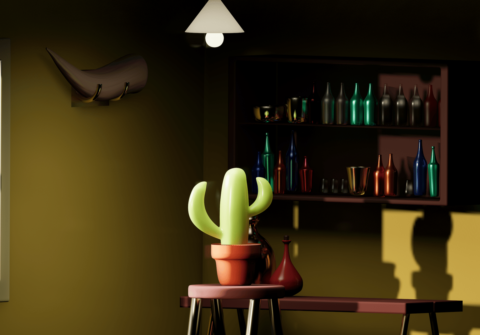 Western interior room - image 1 - student project