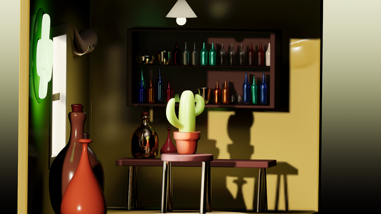 Western interior room - image 2 - student project