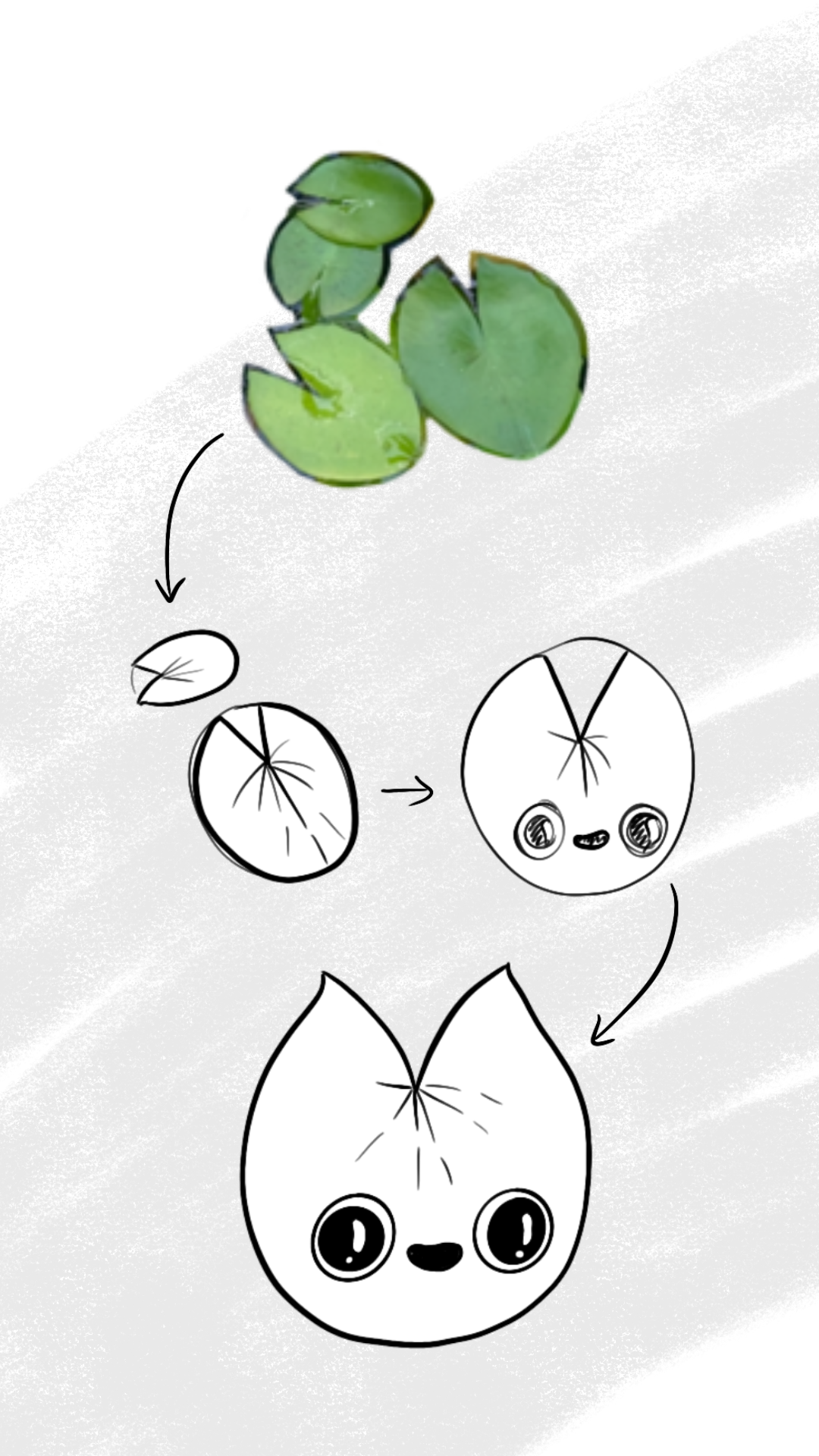 My Leaf-Like Character Illustration - image 2 - student project