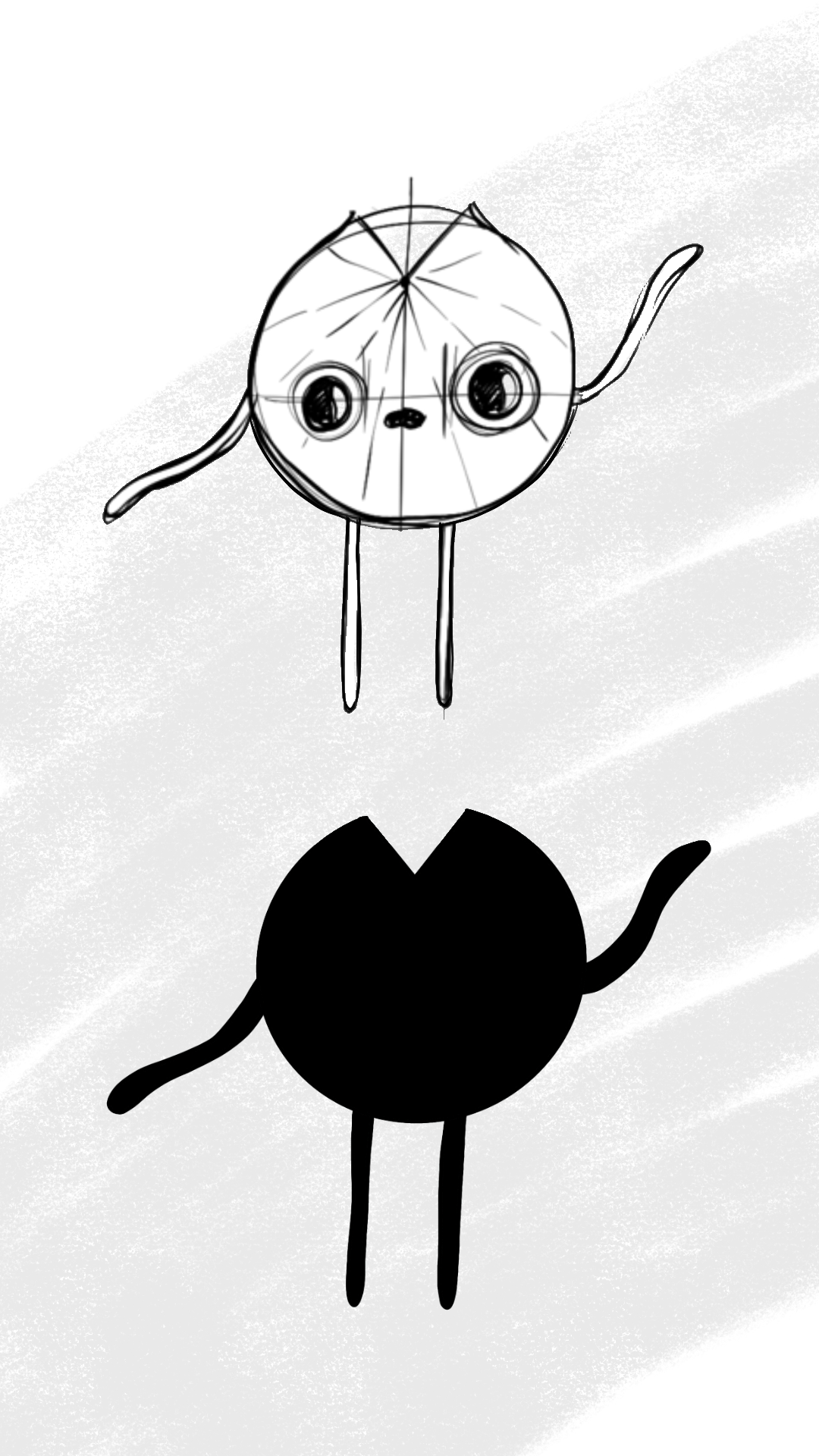 My Leaf-Like Character Illustration - image 3 - student project
