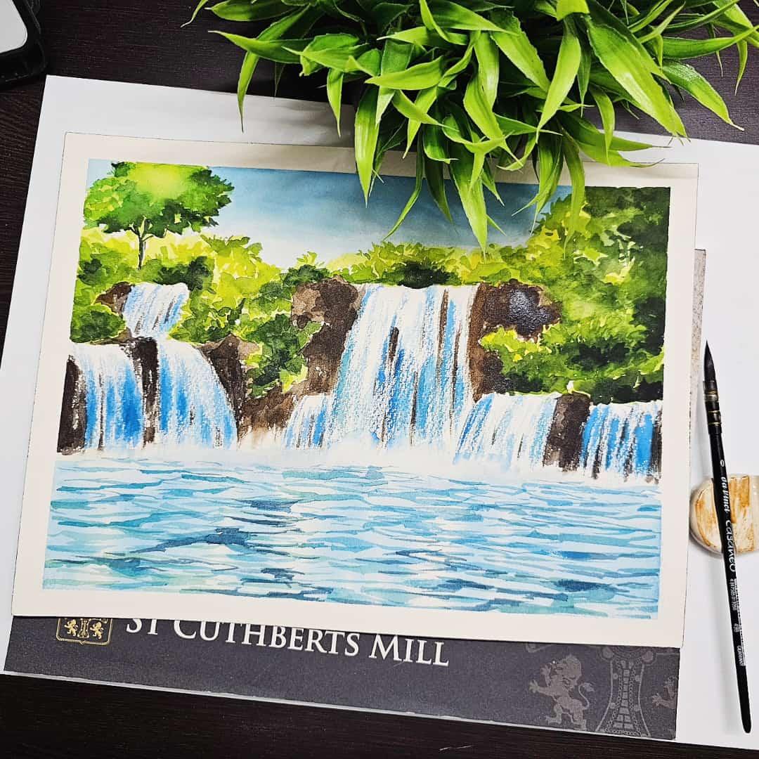 Waercolor Waterfalls - image 1 - student project