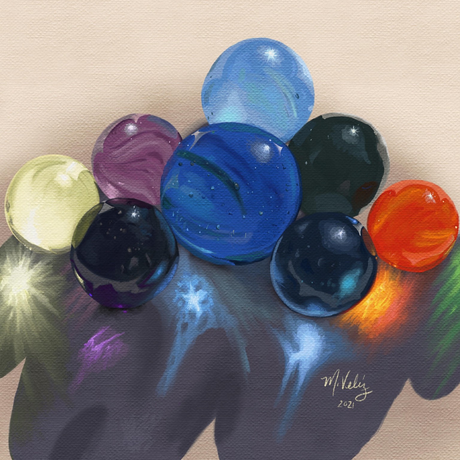 Colorful Marbles - image 1 - student project