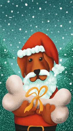 Santa Woof -Frohe Weihnachten - image 1 - student project