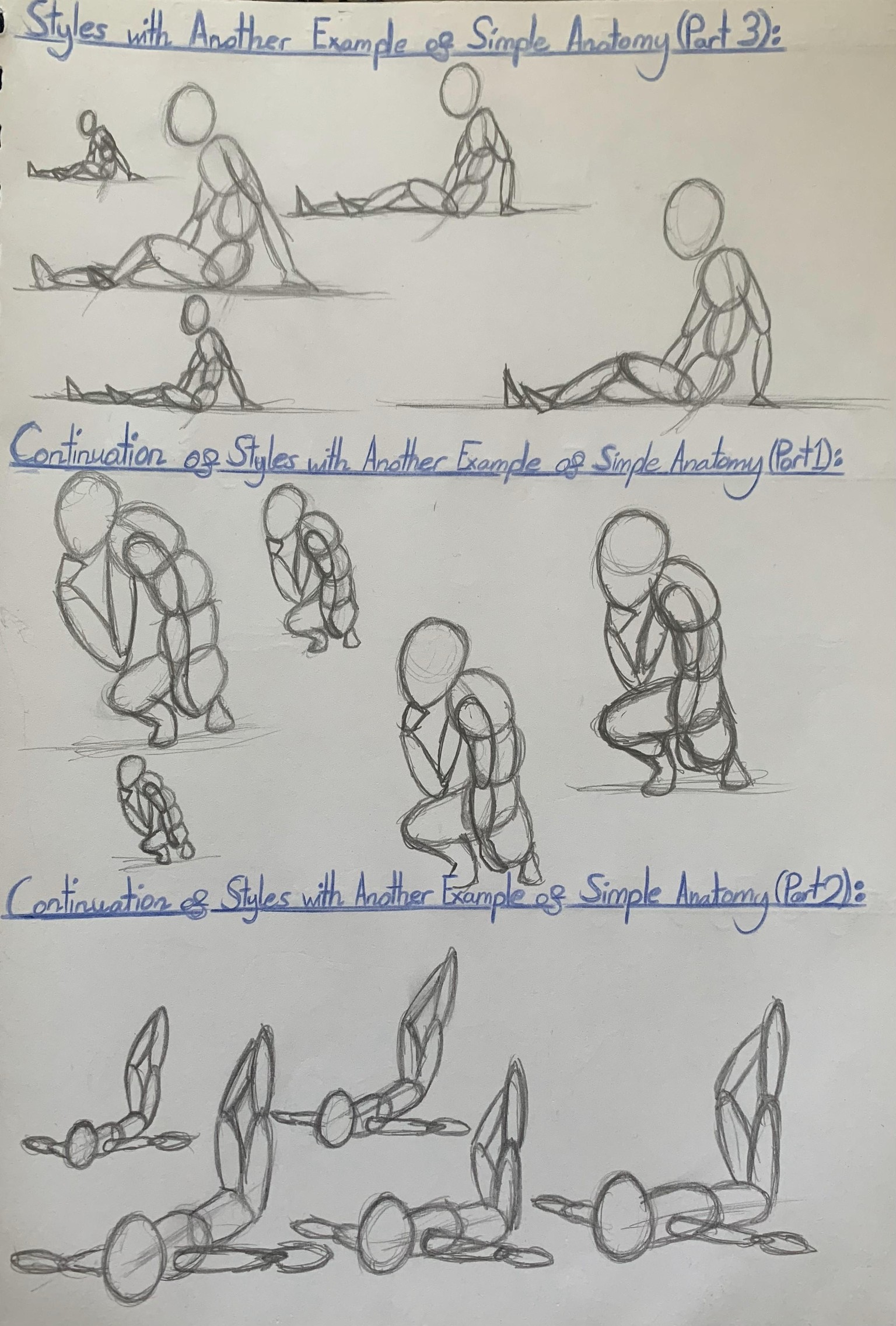 Learning Basic Figure Drawing of Human Anatomy as a beginners! - image 7 - student project