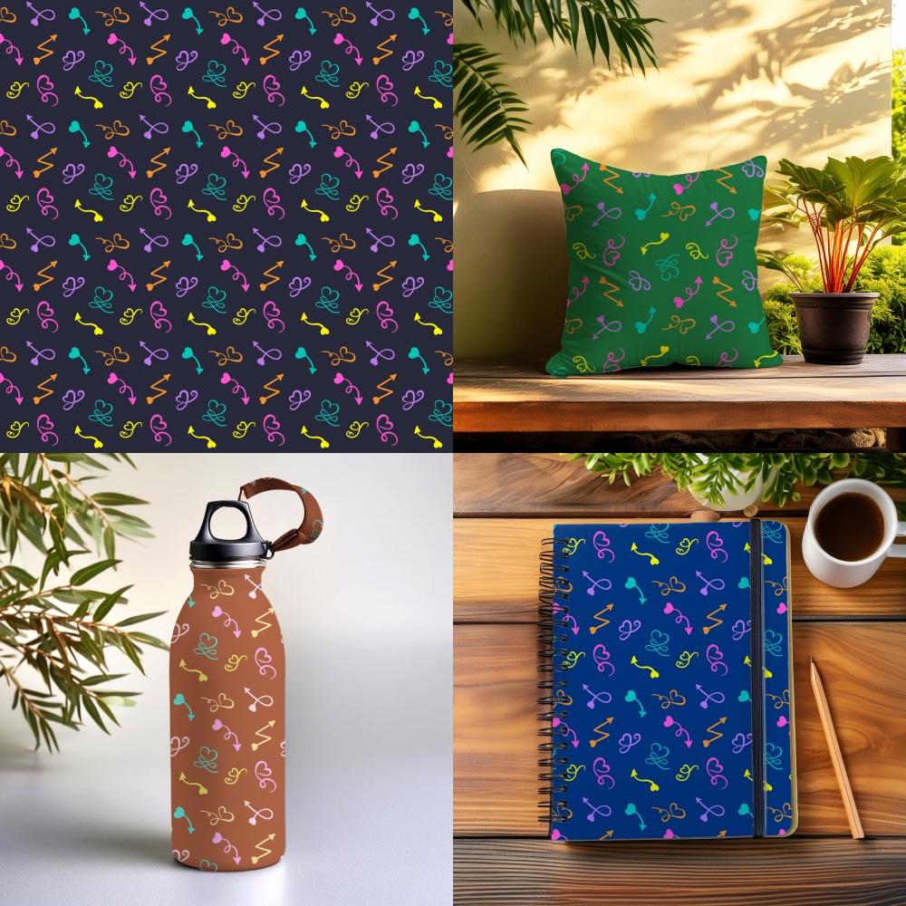 Fun Pattern in Procreate - image 1 - student project
