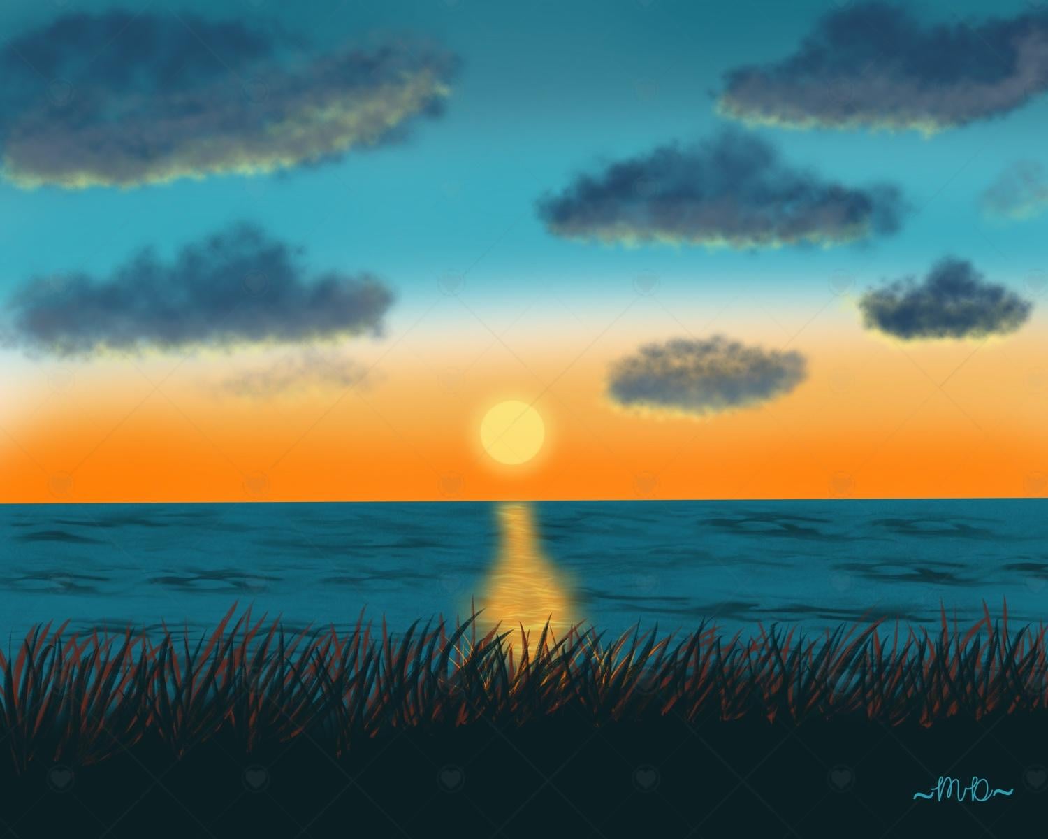 Beach Sunset - image 1 - student project
