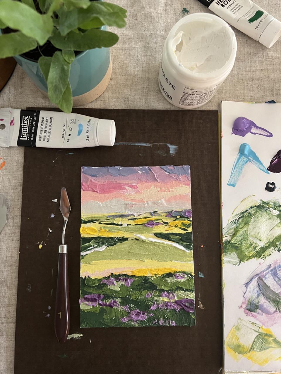 Tiny Textured Landscape Examples - image 4 - student project