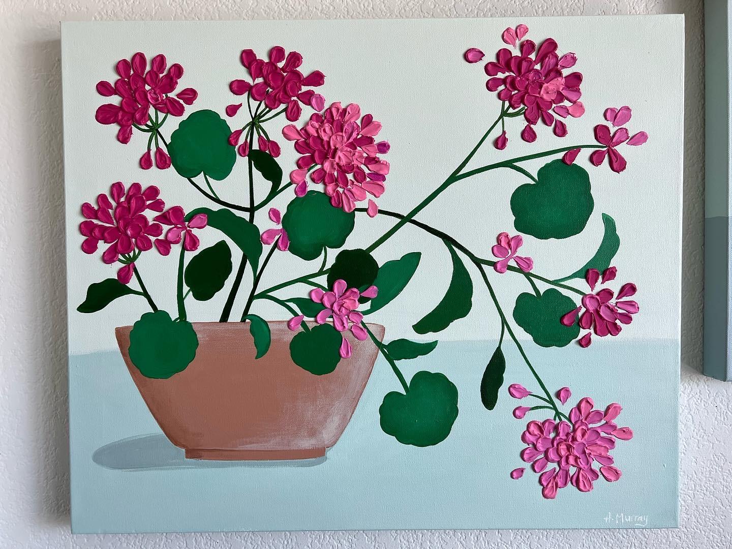 Sample textured acrylic paintings - image 3 - student project