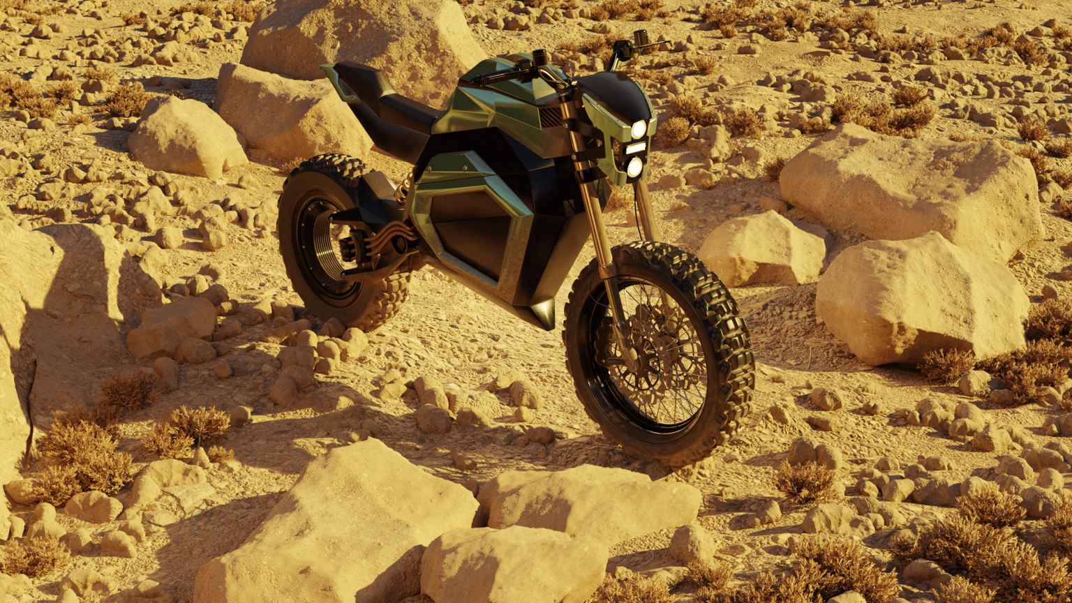 Motorcycle model - image 1 - student project