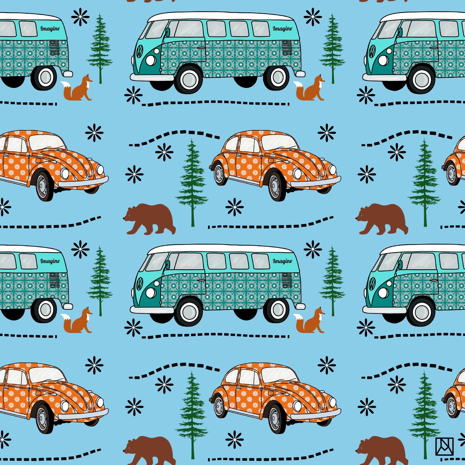 Pattern Brushes 101 & Seamless Repeating Pattern - image 3 - student project