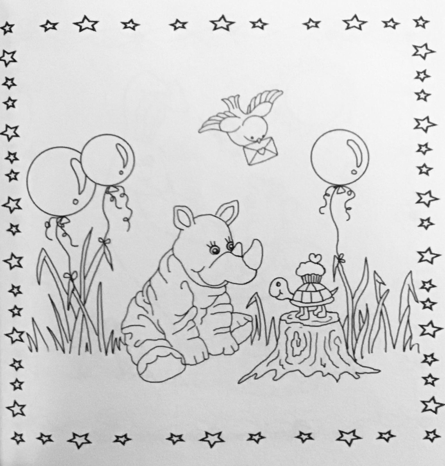 Nina May - my first coloring book - image 2 - student project
