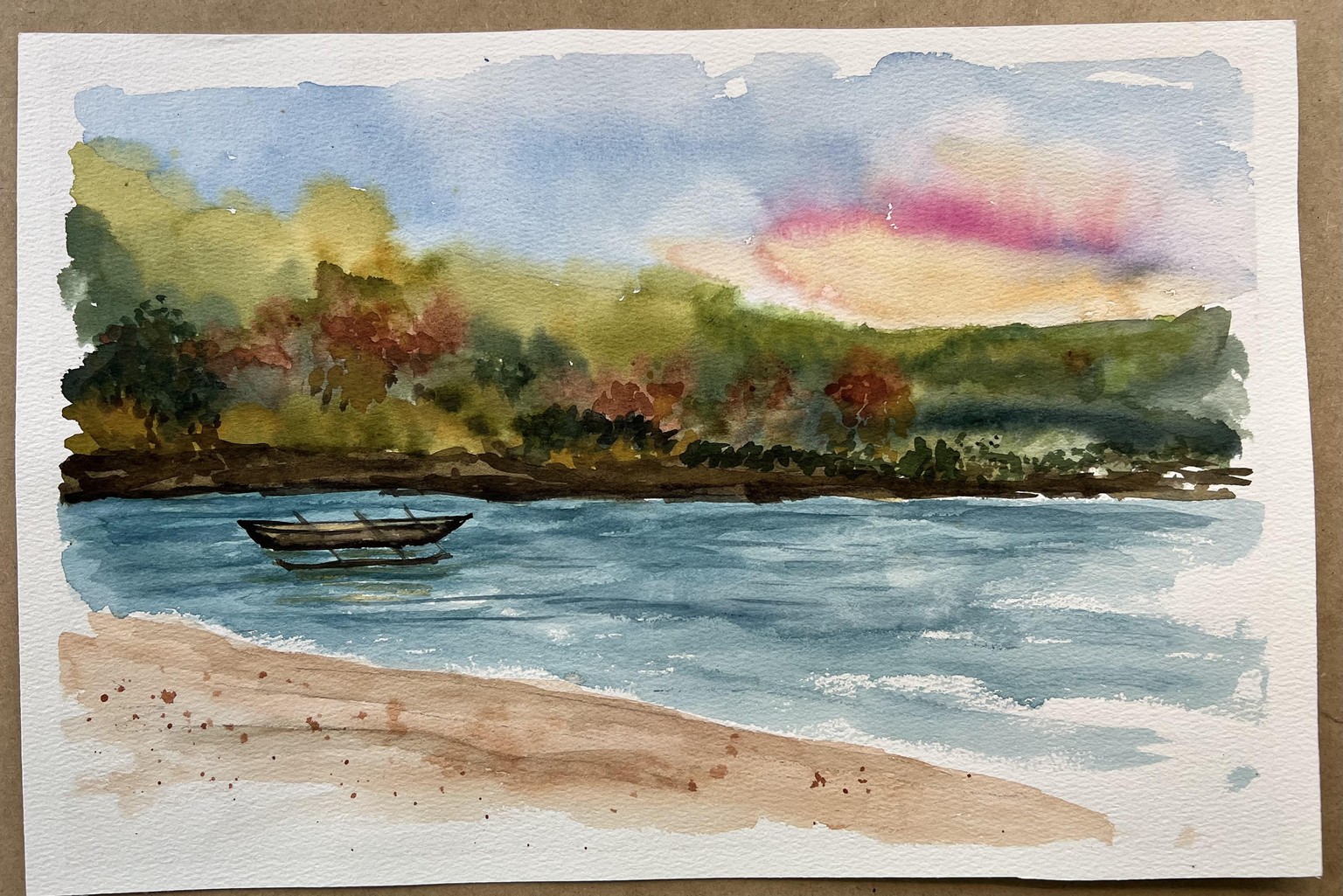 Watercolor Travel - image 2 - student project