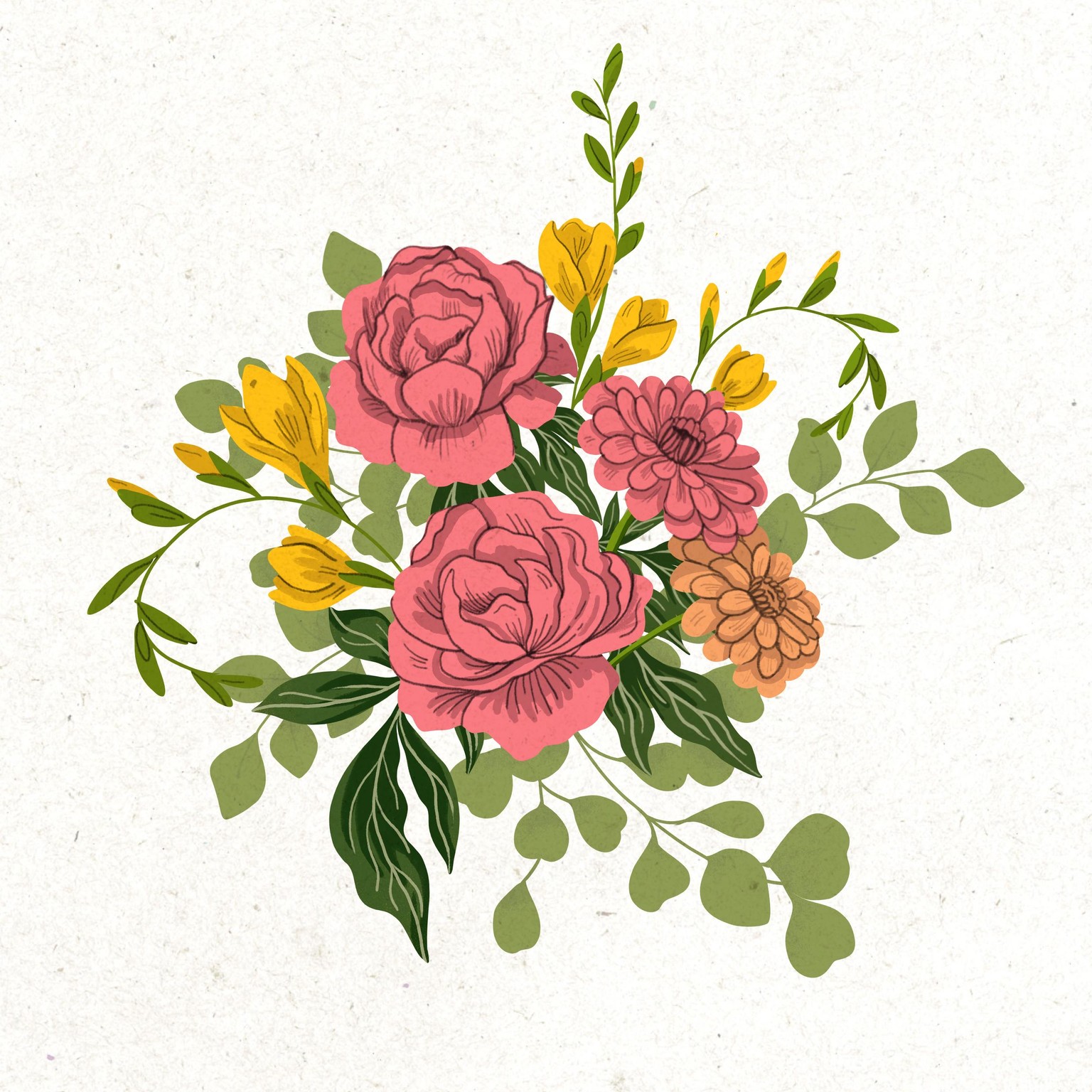 Floral bouquet - image 2 - student project
