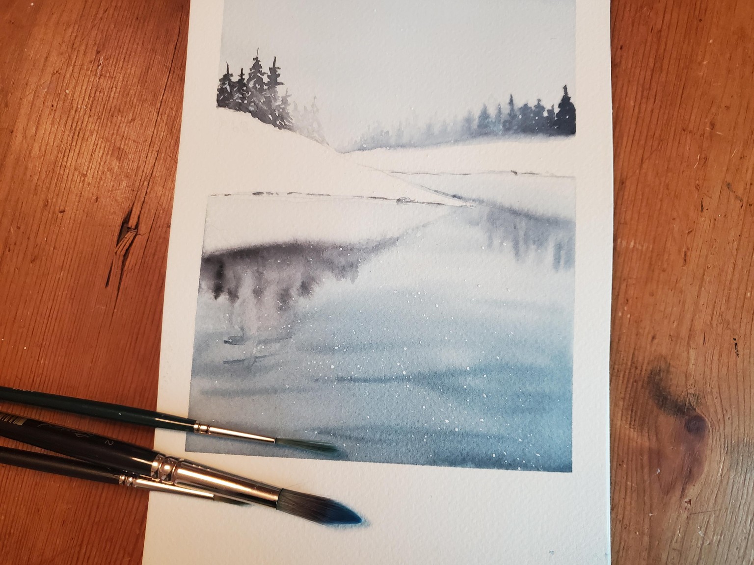 10 jours de paysages à l'aquarelle - image 3 - student project