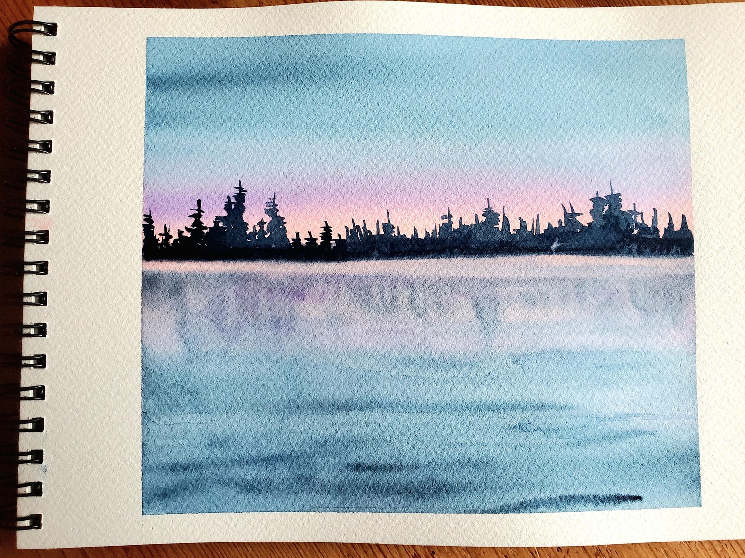 10 jours de paysages à l'aquarelle - image 6 - student project