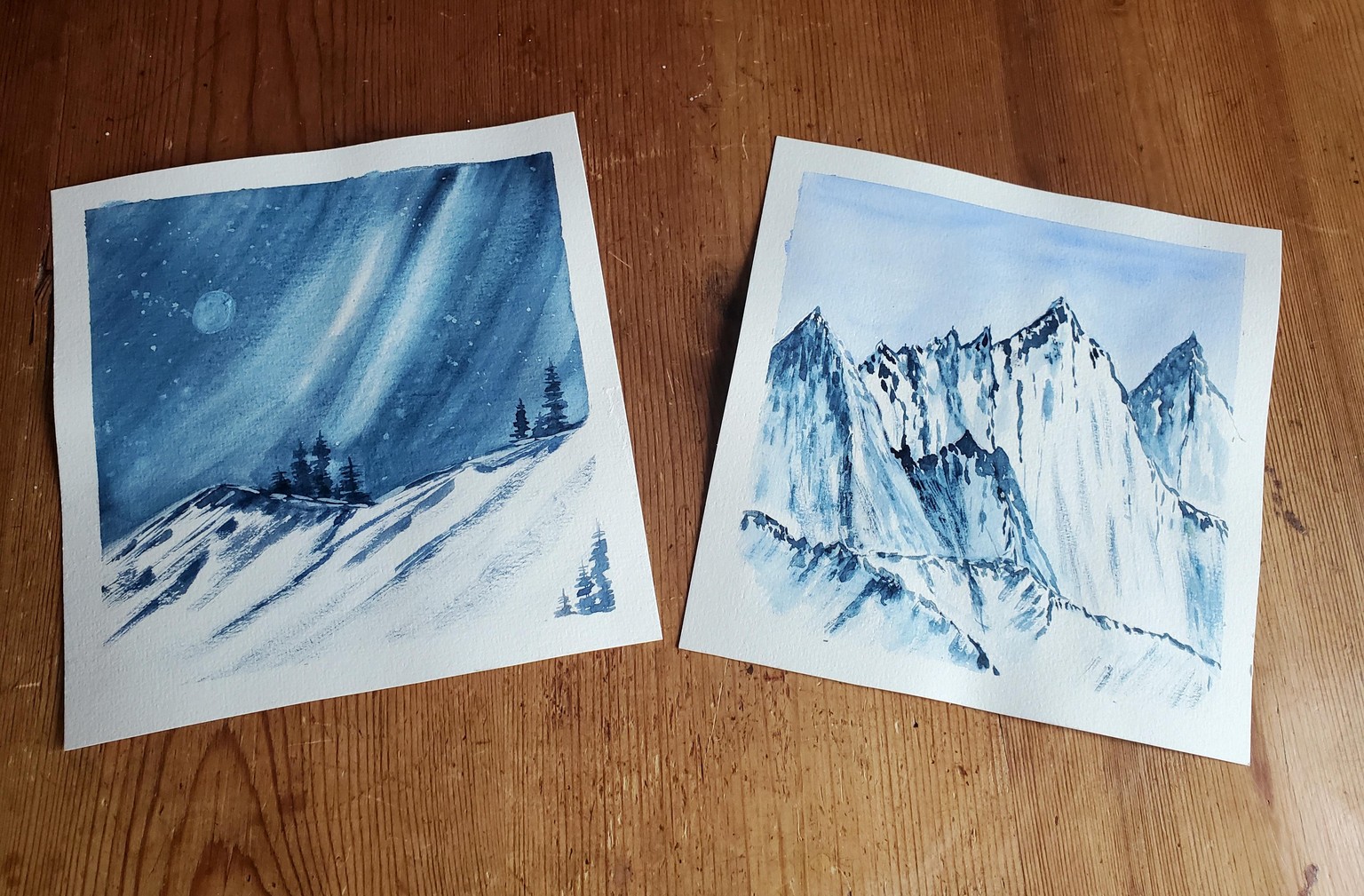 Montagnes enneigées - image 1 - student project