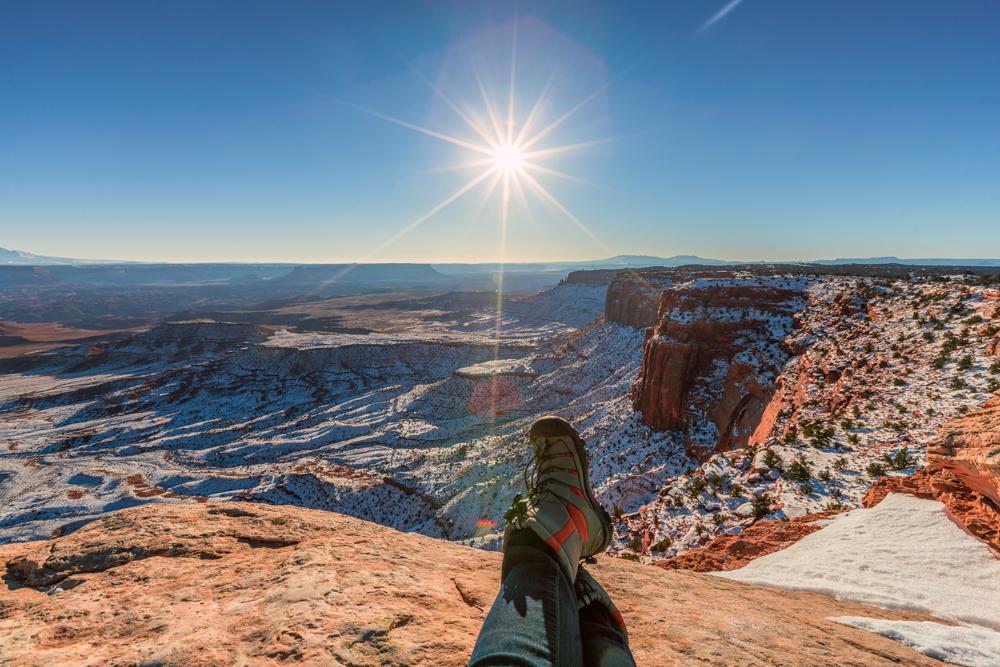 Looking down at the canyon in Moab - image 3 - student project