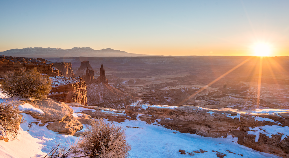 Looking down at the canyon in Moab - image 2 - student project