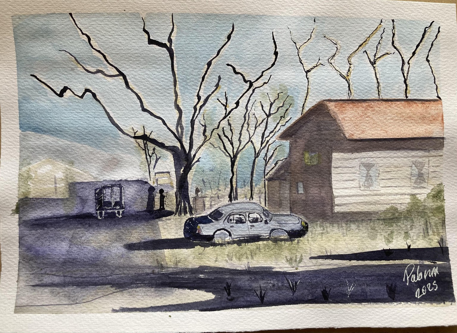 Urban landscapes in watercolor - image 4 - student project