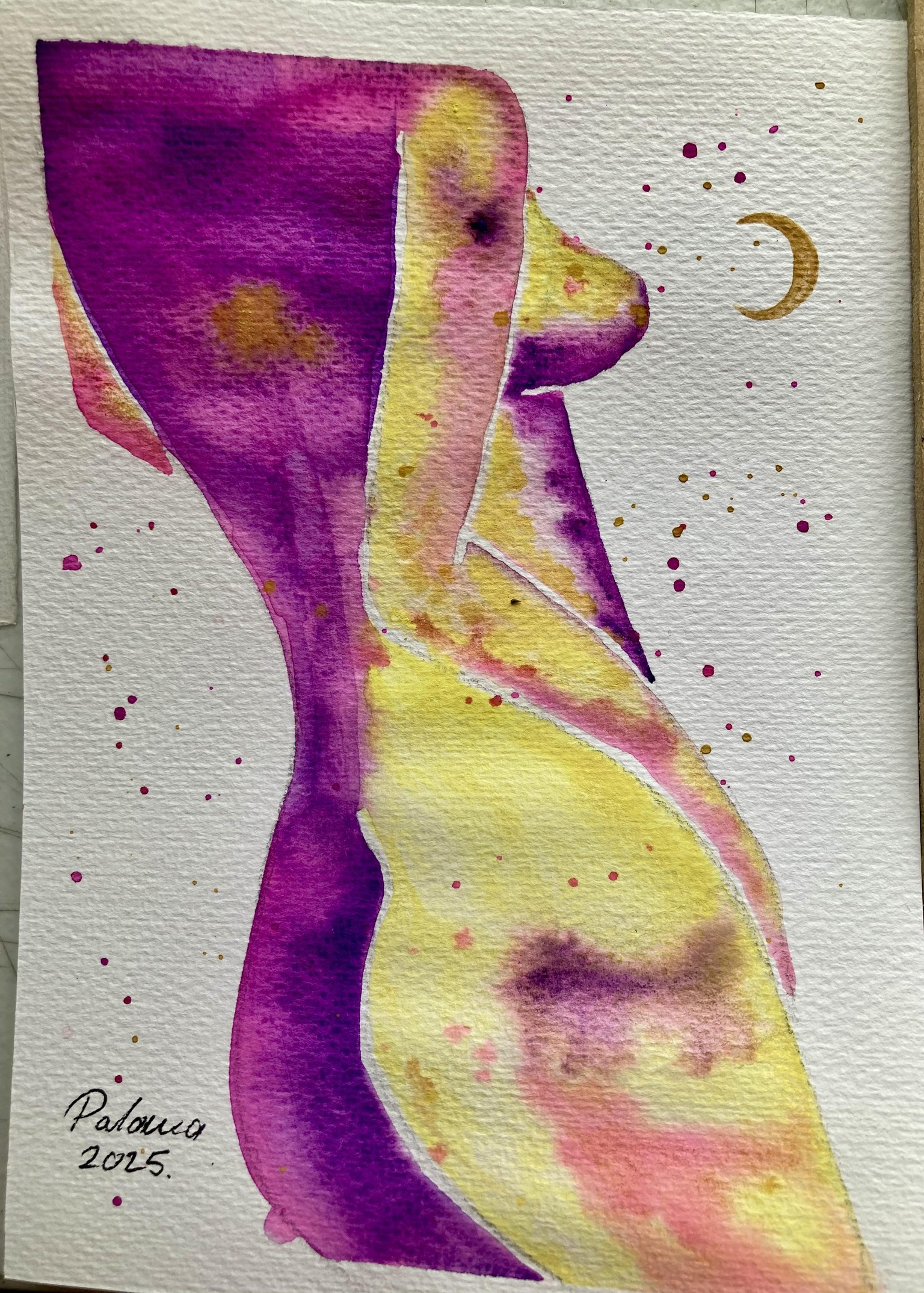 Body positivity watercolor - image 4 - student project