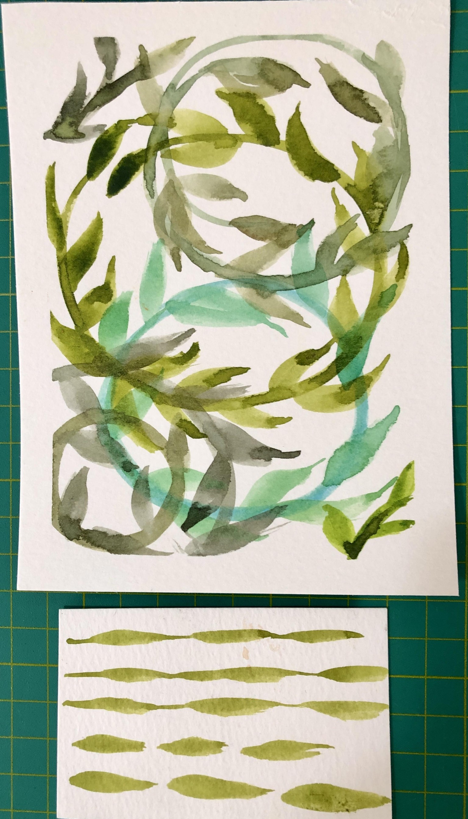 Gestural Brushstroke Technique - image 1 - student project