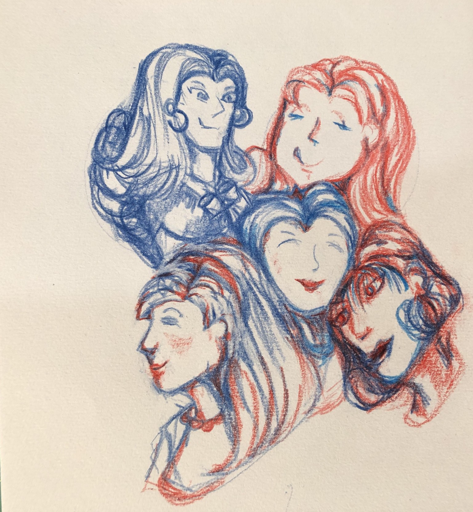 Sketching in Red and Blue - image 2 - student project