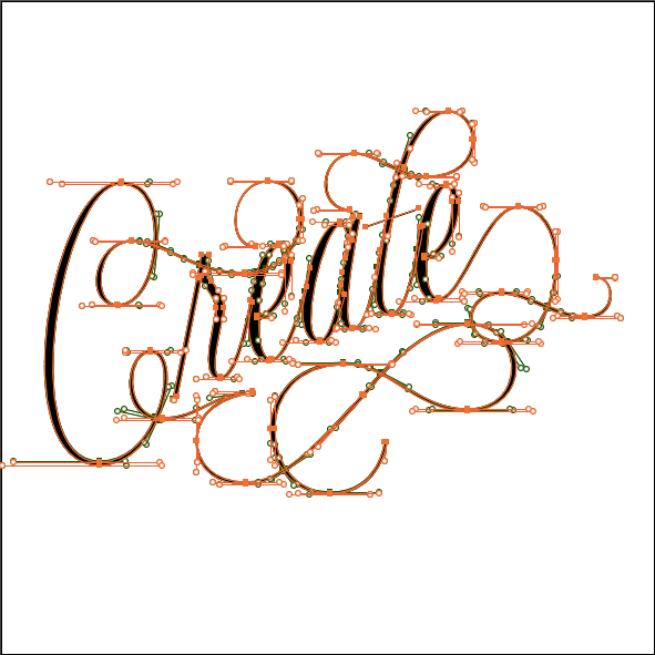 “Create” Digital Lettering - image 2 - student project