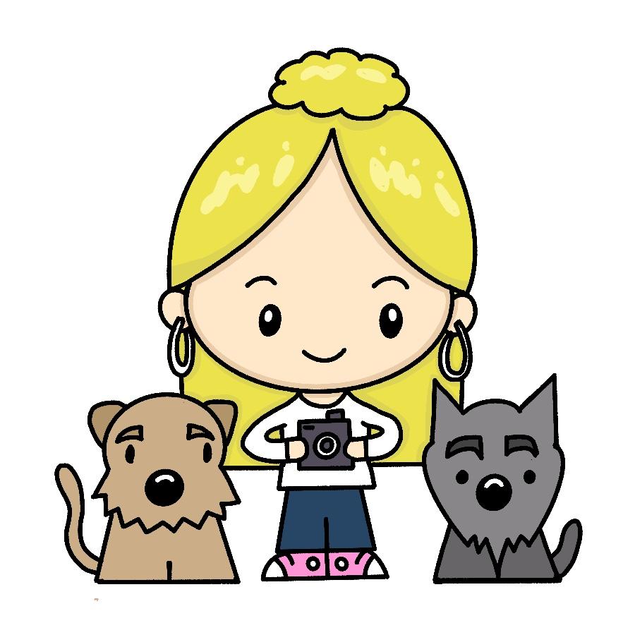 Self-Portrait with my two dogs - image 1 - student project