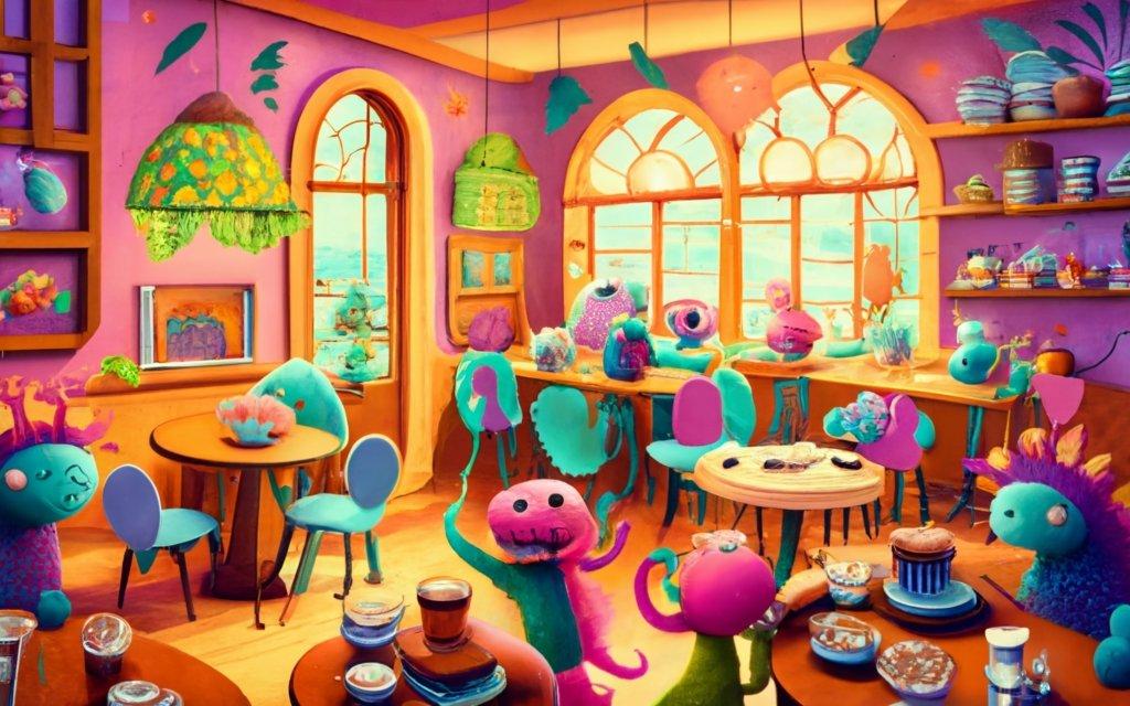Coffee shop for unique monsters - image 1 - student project
